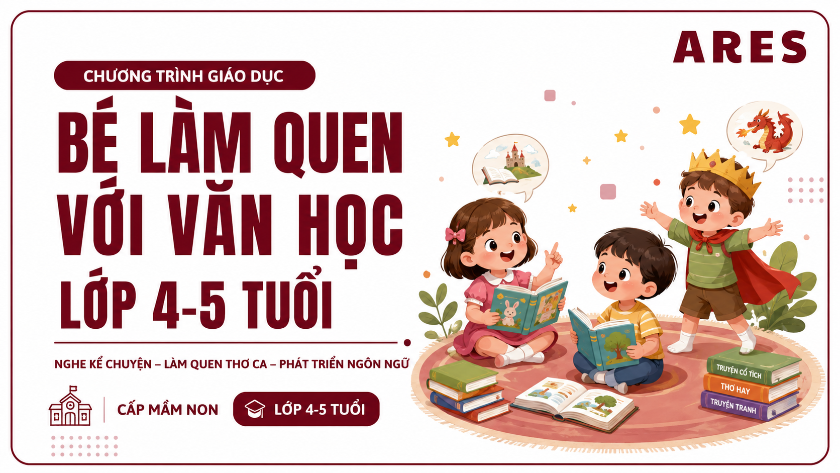 Làm quen Văn học cho trẻ 4 - 5 tuổi