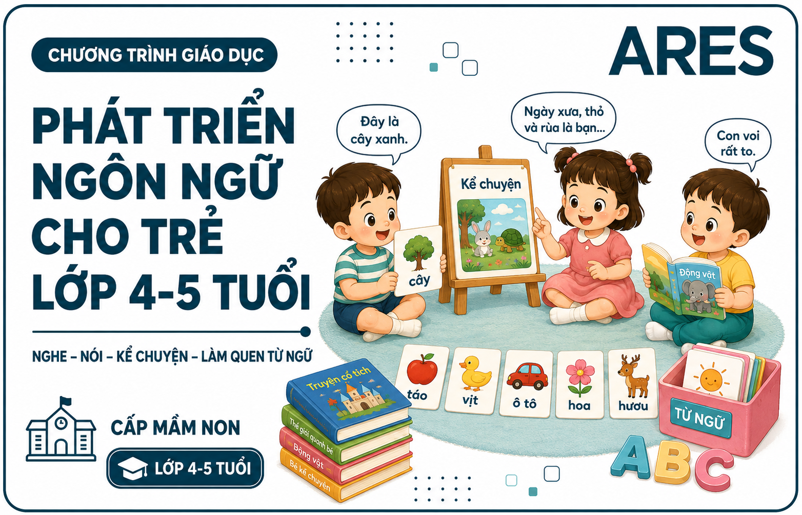 Phát triển ngôn ngữ cho trẻ 4 - 5 tuổi