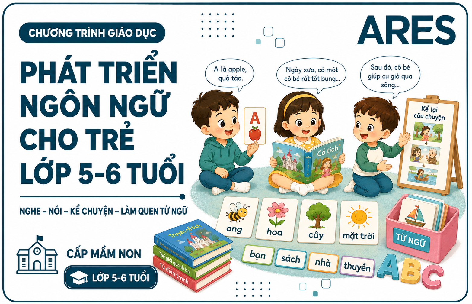Phát triển ngôn ngữ cho trẻ 5 - 6 tuổi